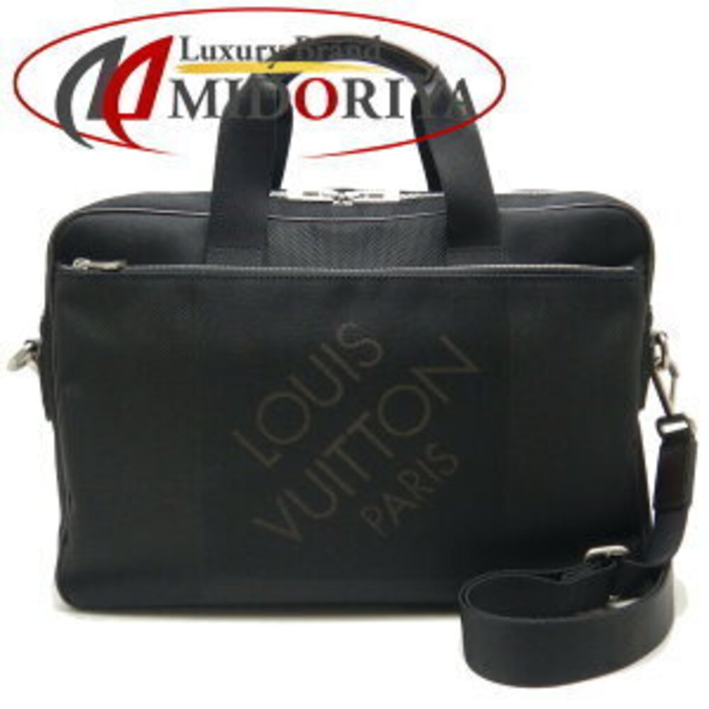 LOUIS VUITTON Damier Geant Associate Business Bag Noir Black